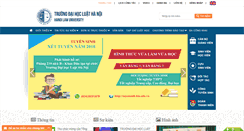 Desktop Screenshot of hlu.edu.vn